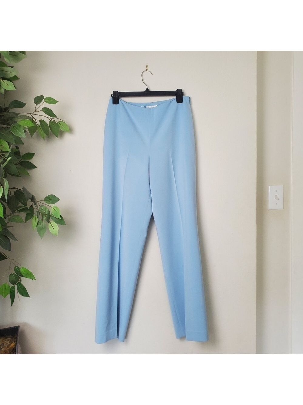 Liz Claiborne Suits Womens Slack Pants Baby Blue Size 4 - Picture 1 of 7
